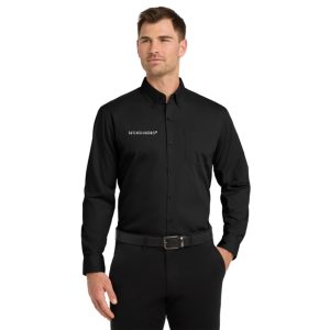 Butcher and Barrel - Port Authority® Long Sleeve Carefree Poplin Shirt