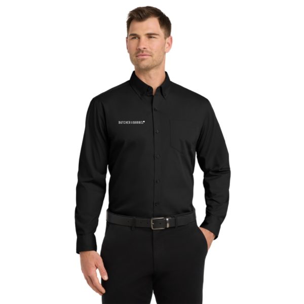 Butcher and Barrel - Port Authority® Long Sleeve Carefree Poplin Shirt
